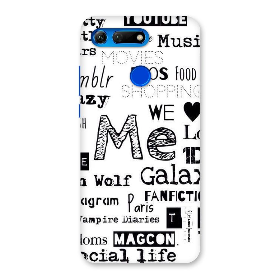 Love Things Back Case for Honor View 20