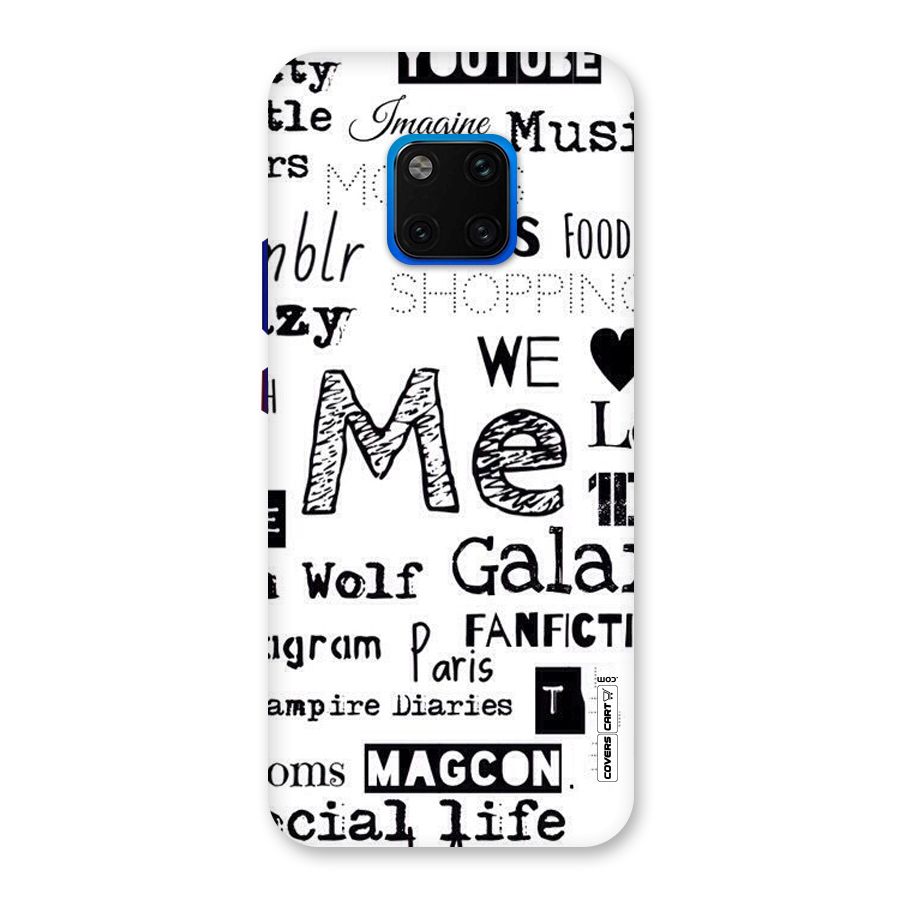 Love Things Back Case for Huawei Mate 20 Pro