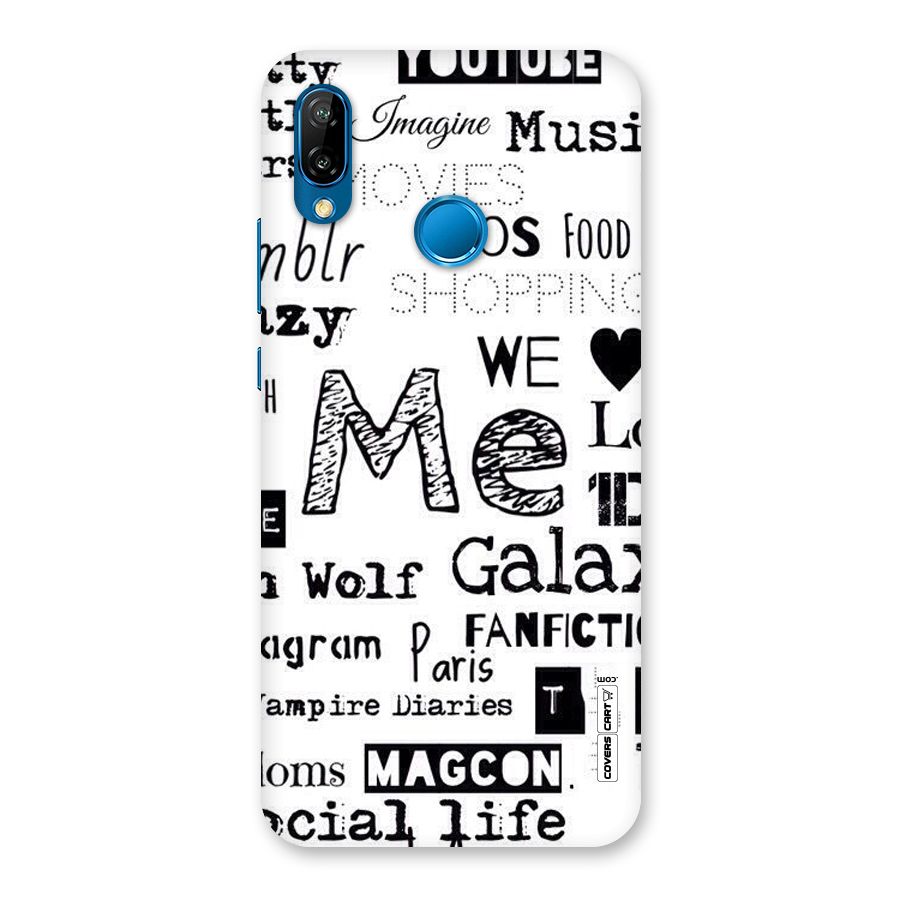 Love Things Back Case for Huawei P20 Lite