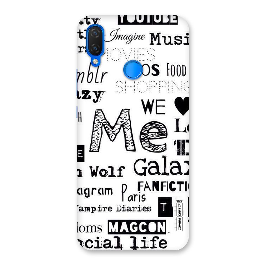 Love Things Back Case for Huawei P Smart+