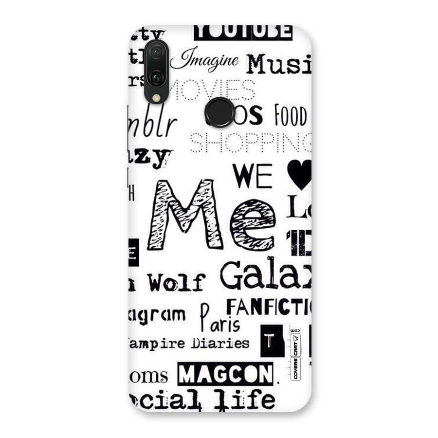 Love Things Back Case for Huawei Y9 (2019)