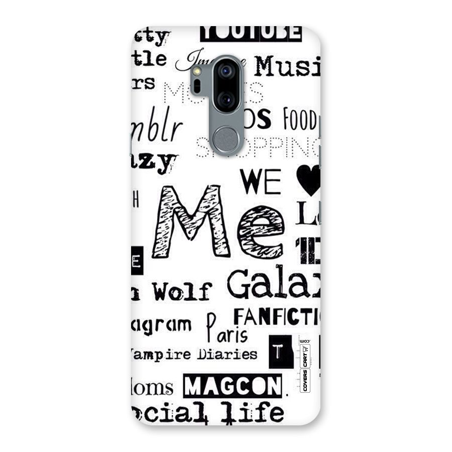 Love Things Back Case for LG G7