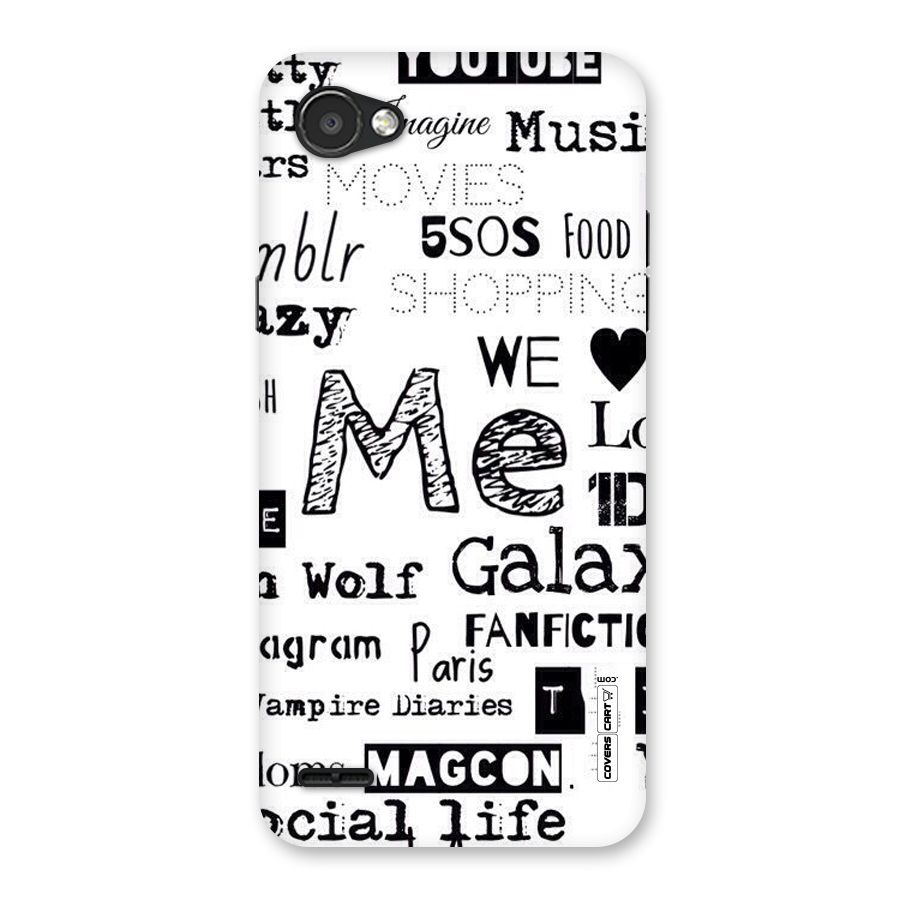 Love Things Back Case for LG Q6
