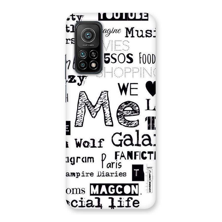Love Things Back Case for Mi 10T 5G