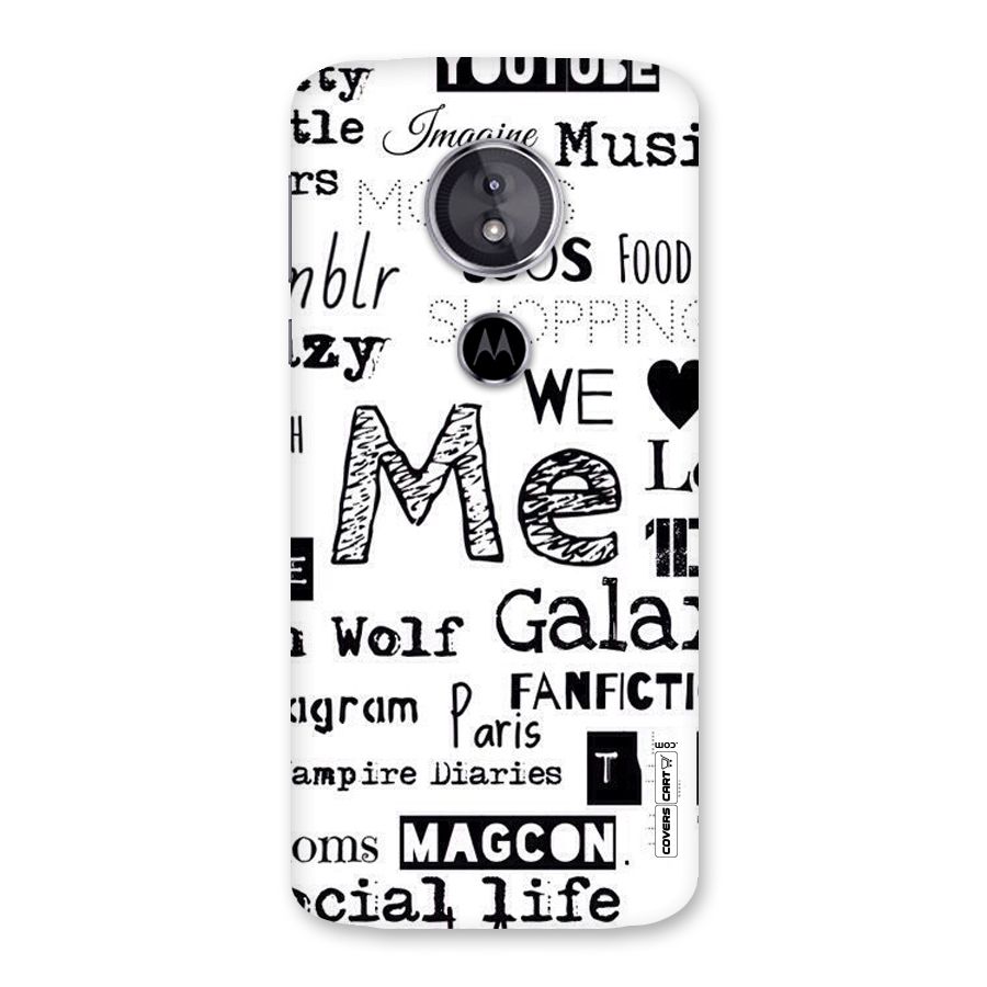 Love Things Back Case for Moto E5