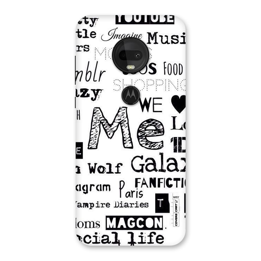 Love Things Back Case for Moto G7