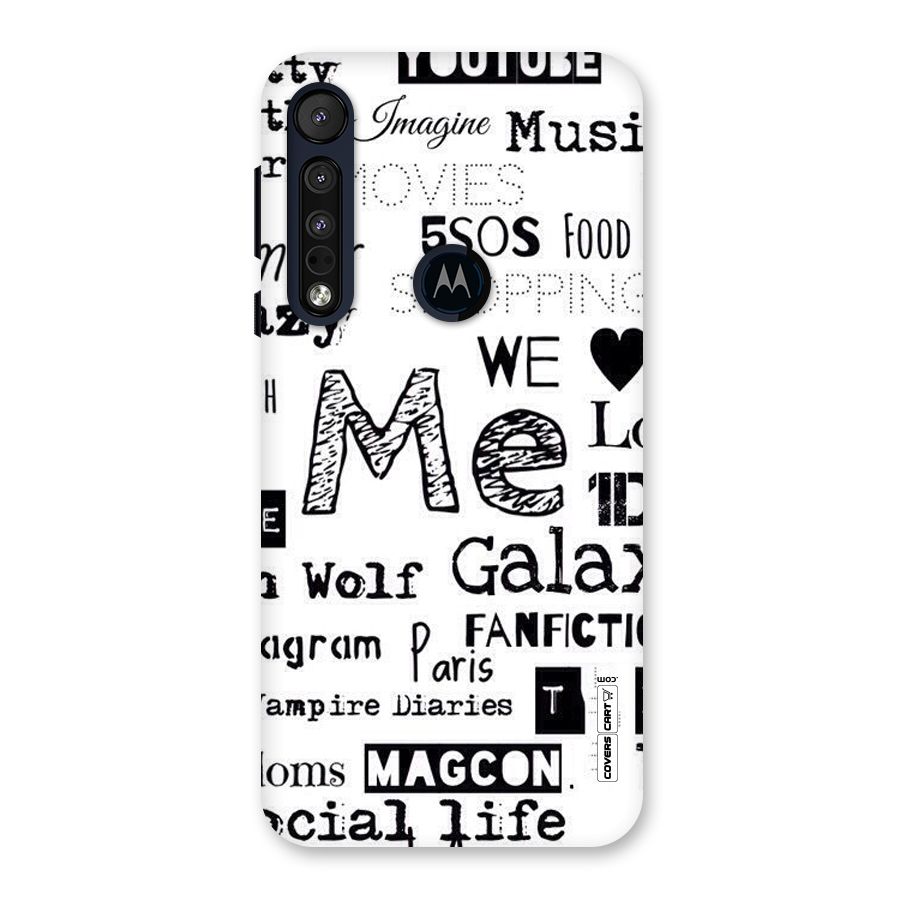 Love Things Back Case for Motorola One Macro