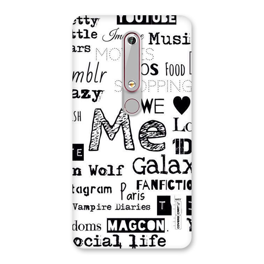 Love Things Back Case for Nokia 6.1