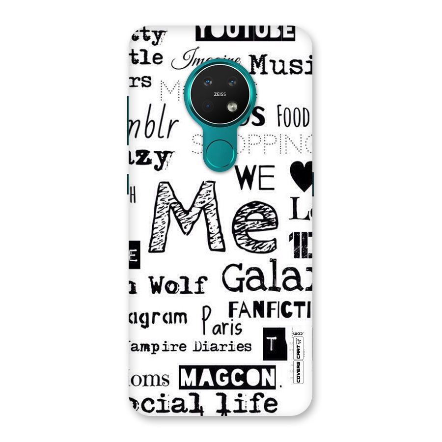 Love Things Back Case for Nokia 7.2