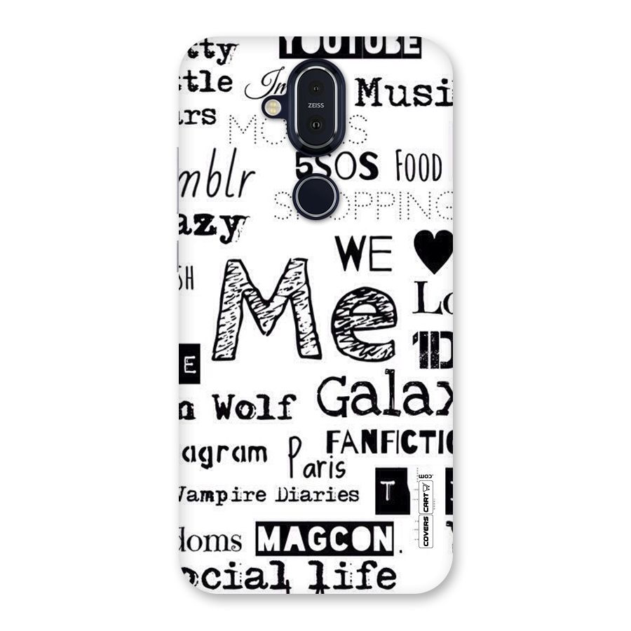 Love Things Back Case for Nokia 8.1