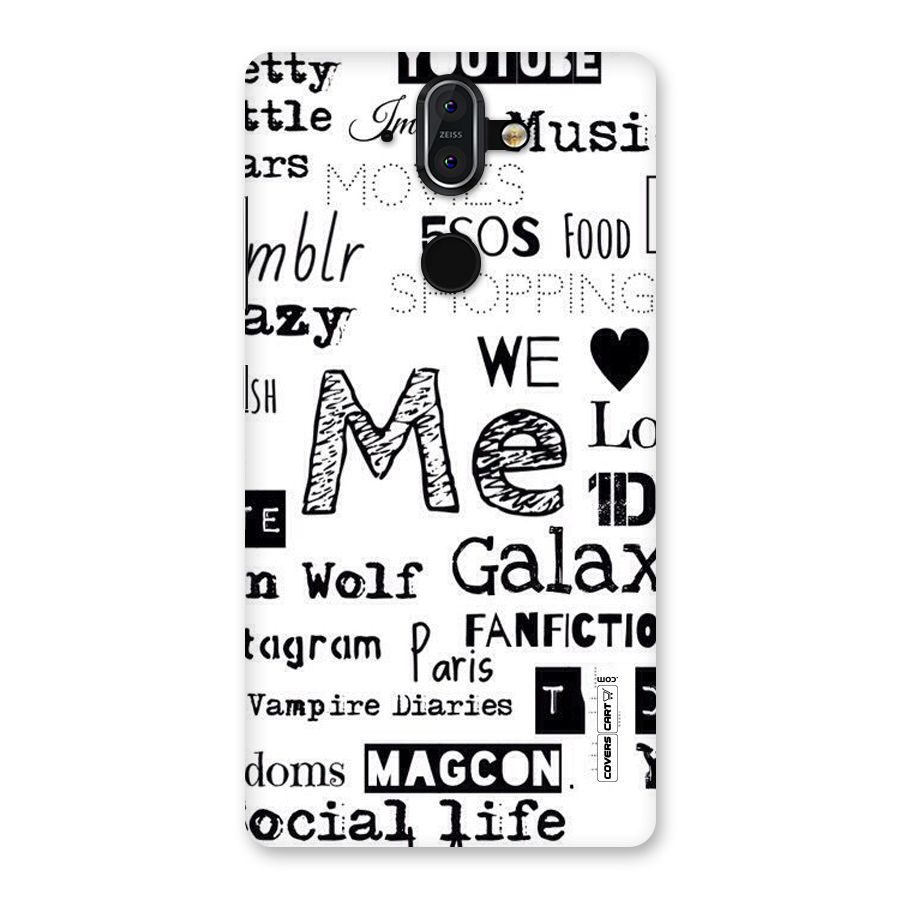 Love Things Back Case for Nokia 8 Sirocco