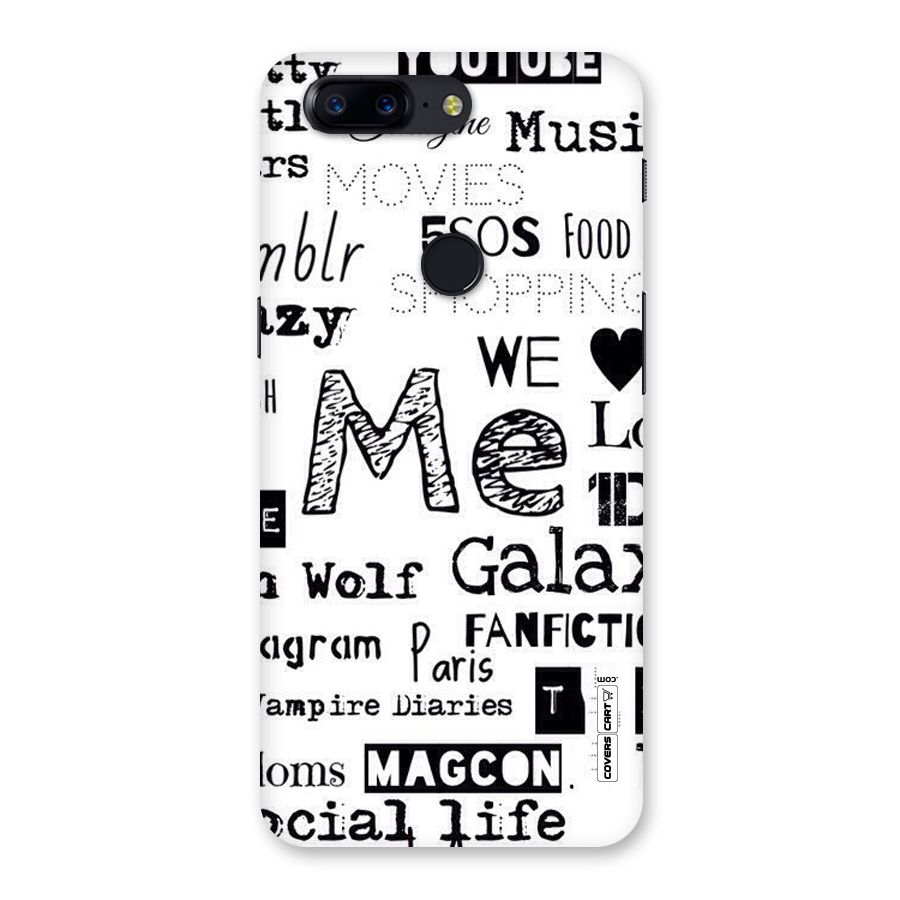 Love Things Back Case for OnePlus 5T