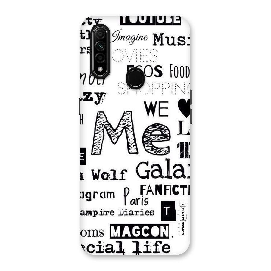 Love Things Back Case for Oppo A31