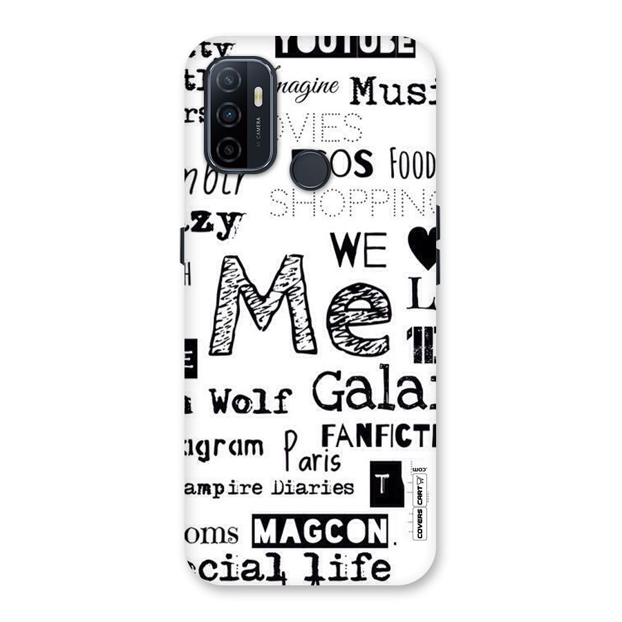 Love Things Back Case for Oppo A32