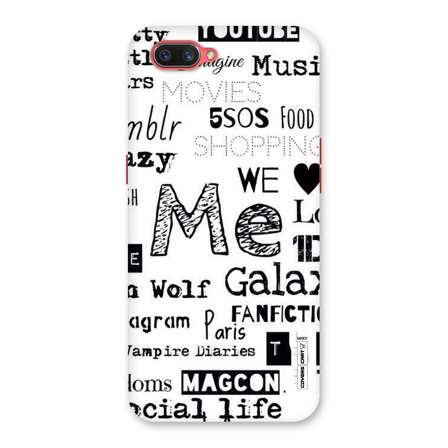 Love Things Back Case for Oppo A3s