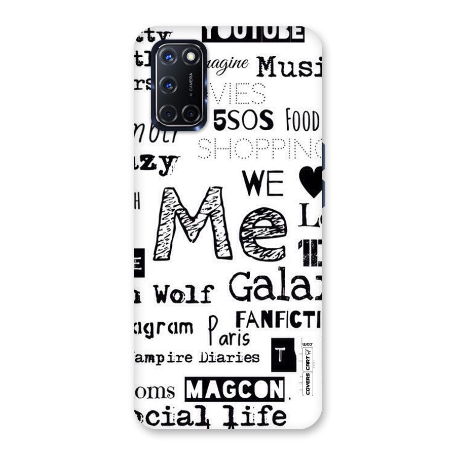 Love Things Back Case for Oppo A52