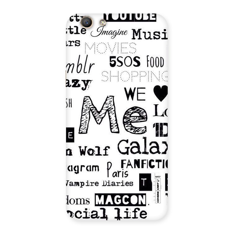 Love Things Back Case for Oppo F1s