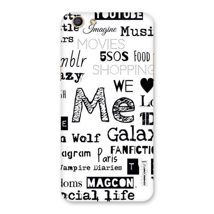 Love Things Back Case for Oppo F3