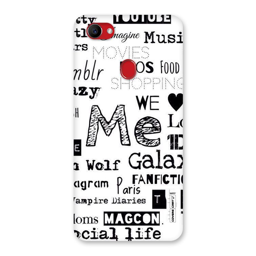 Love Things Back Case for Oppo F7