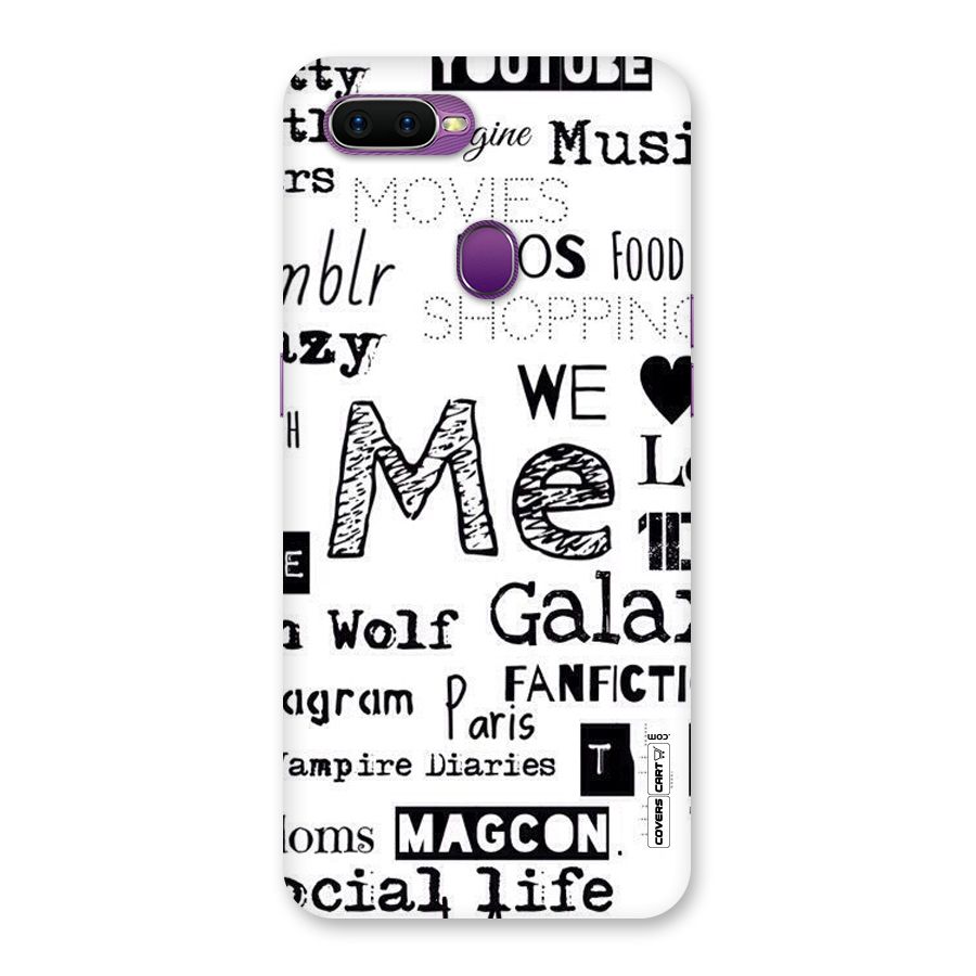 Love Things Back Case for Oppo F9