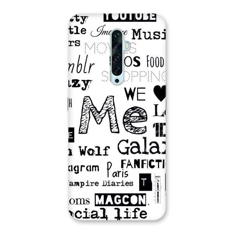 Love Things Back Case for Oppo Reno2 Z