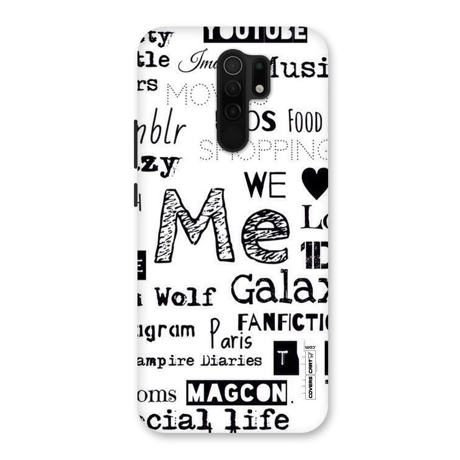 Love Things Back Case for Poco M2