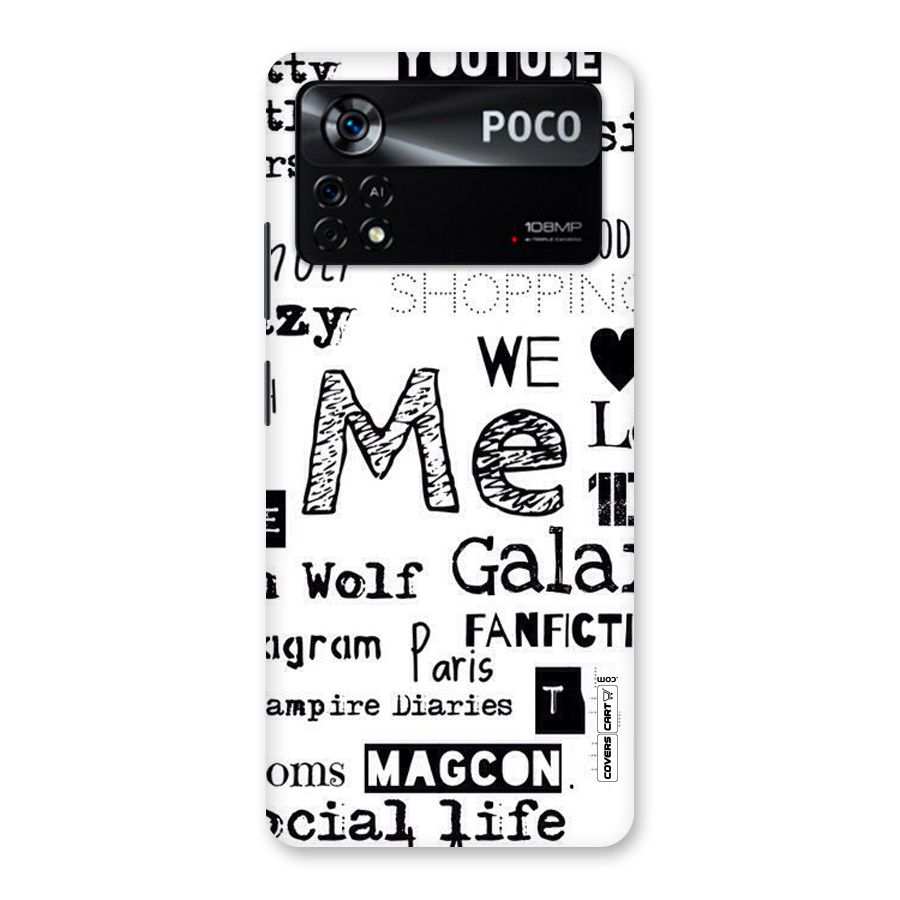 Love Things Back Case for Poco X4 Pro 5G