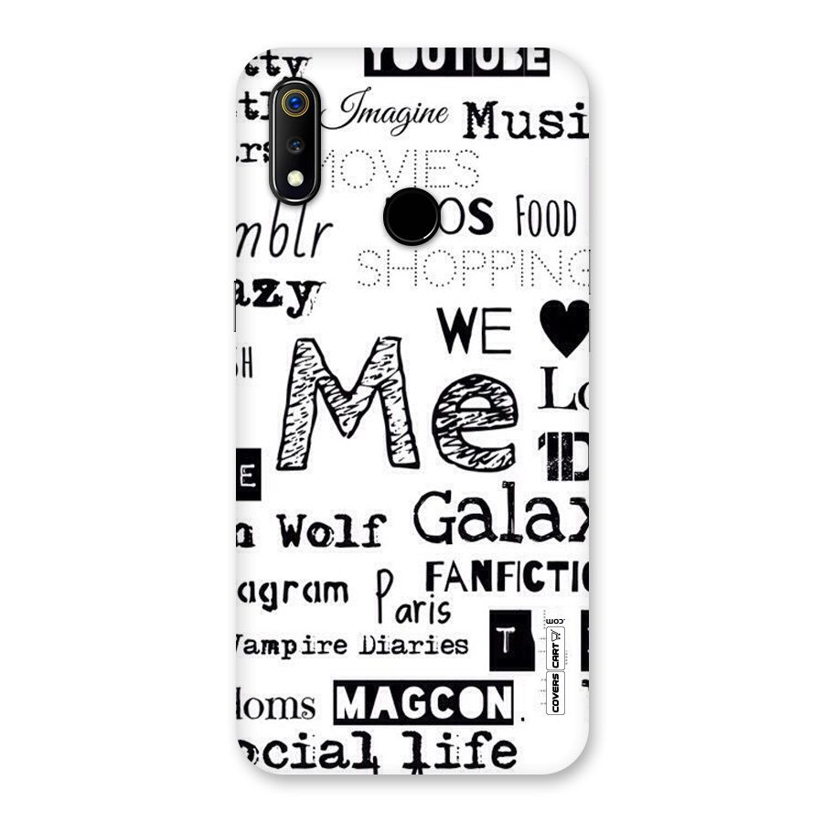 Love Things Back Case for Realme 3