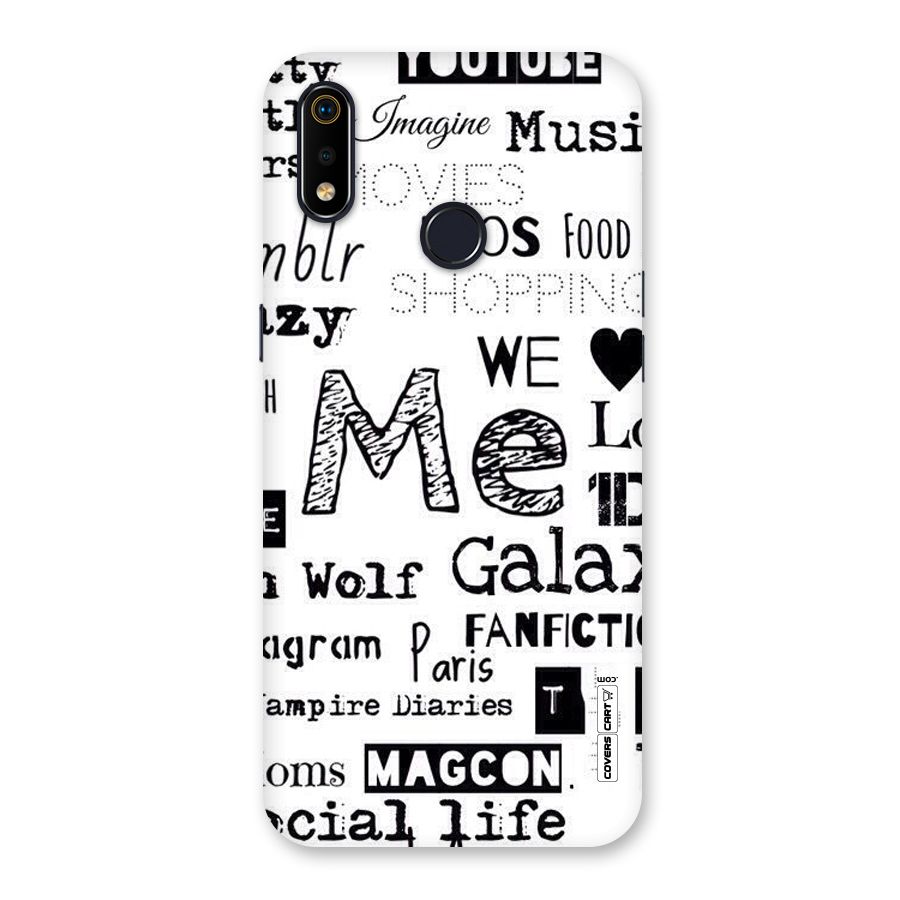 Love Things Back Case for Realme 3i