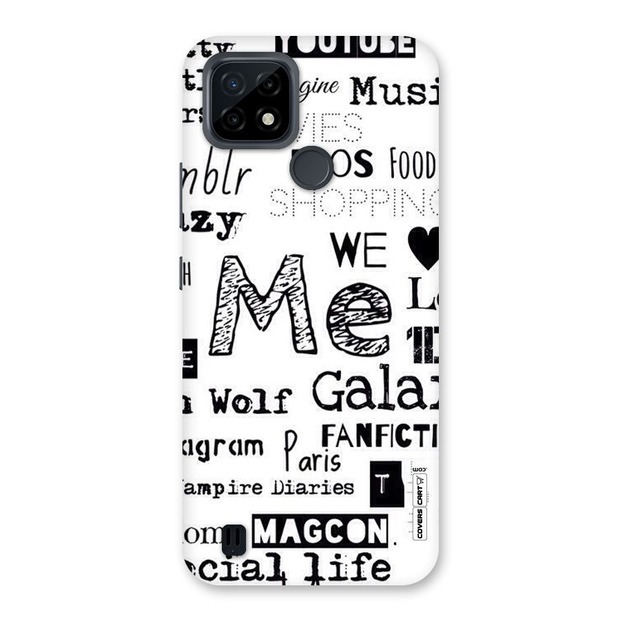 Love Things Back Case for Realme C21