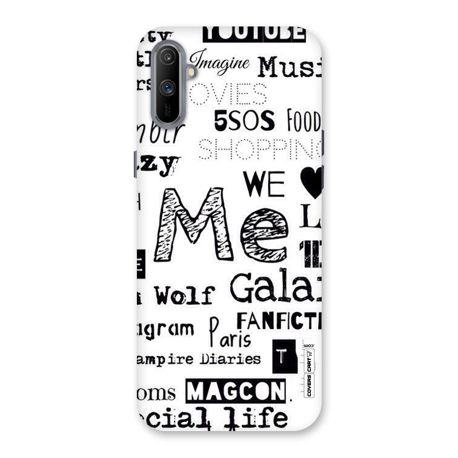 Love Things Back Case for Realme C3
