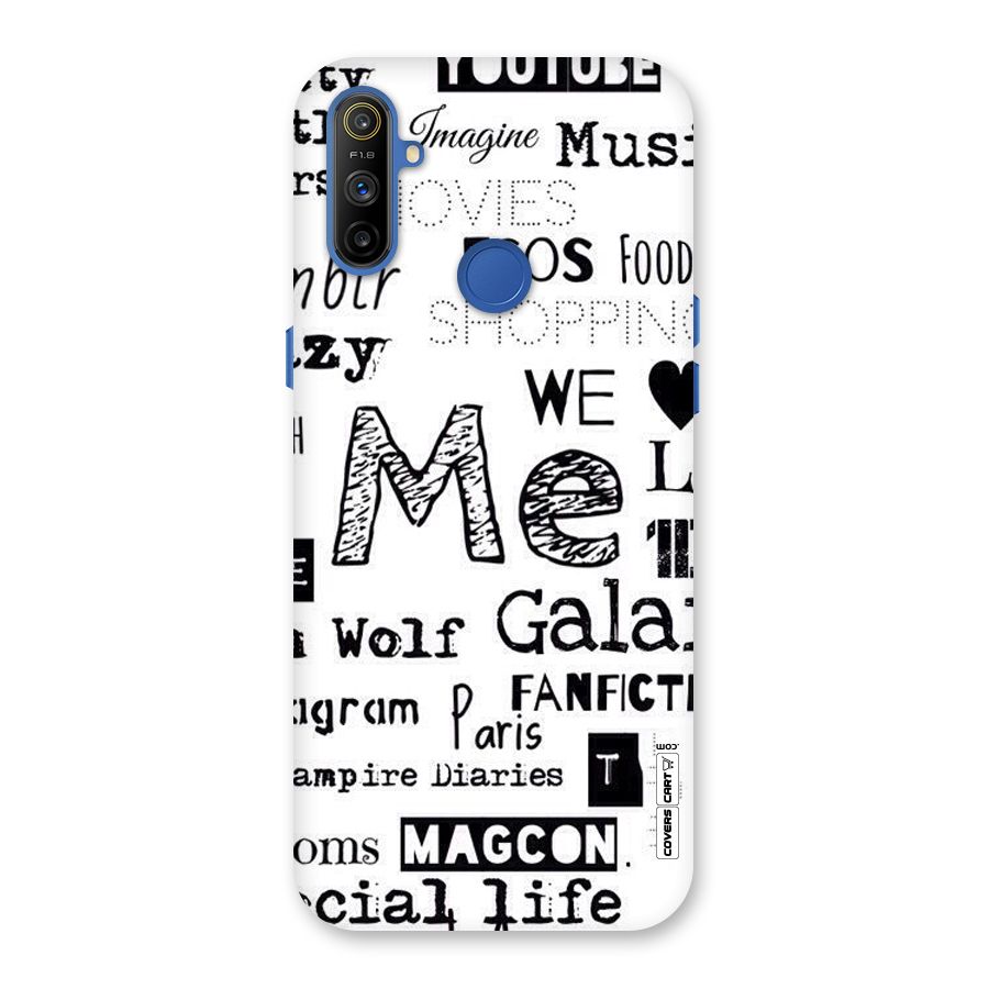 Love Things Back Case for Realme Narzo 10A