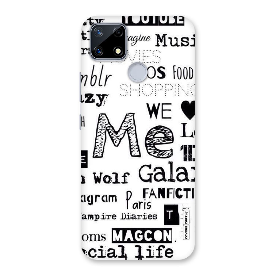Love Things Back Case for Realme Narzo 20