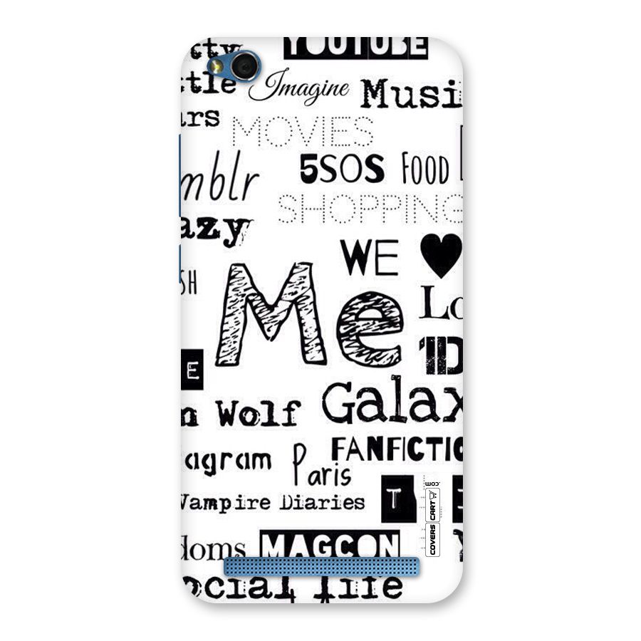 Love Things Back Case for Redmi 5A