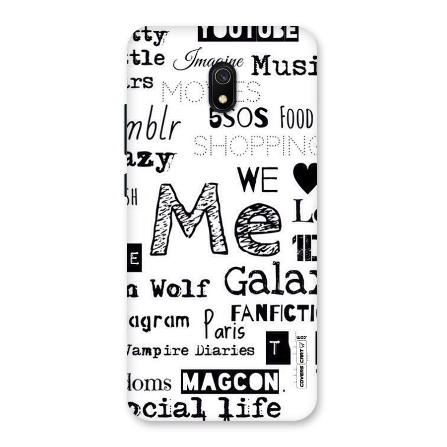 Love Things Back Case for Redmi 8A