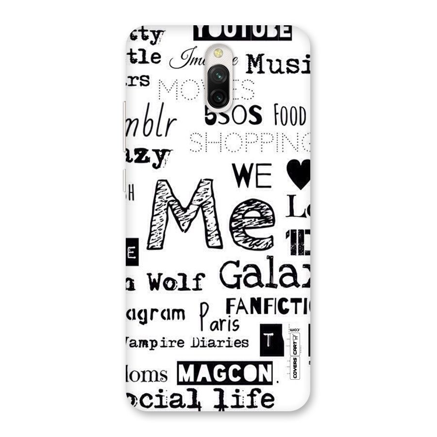 Love Things Back Case for Redmi 8A Dual