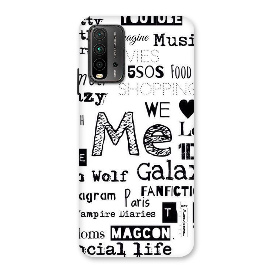 Love Things Back Case for Redmi 9 Power