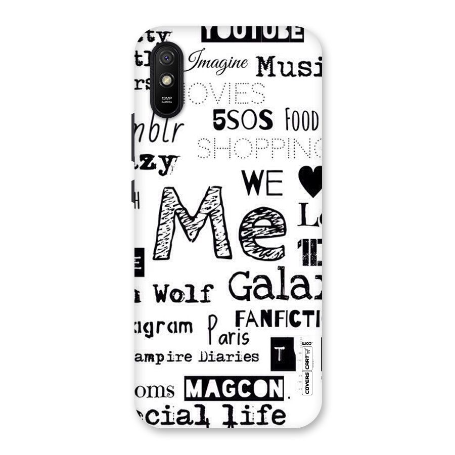 Love Things Back Case for Redmi 9i