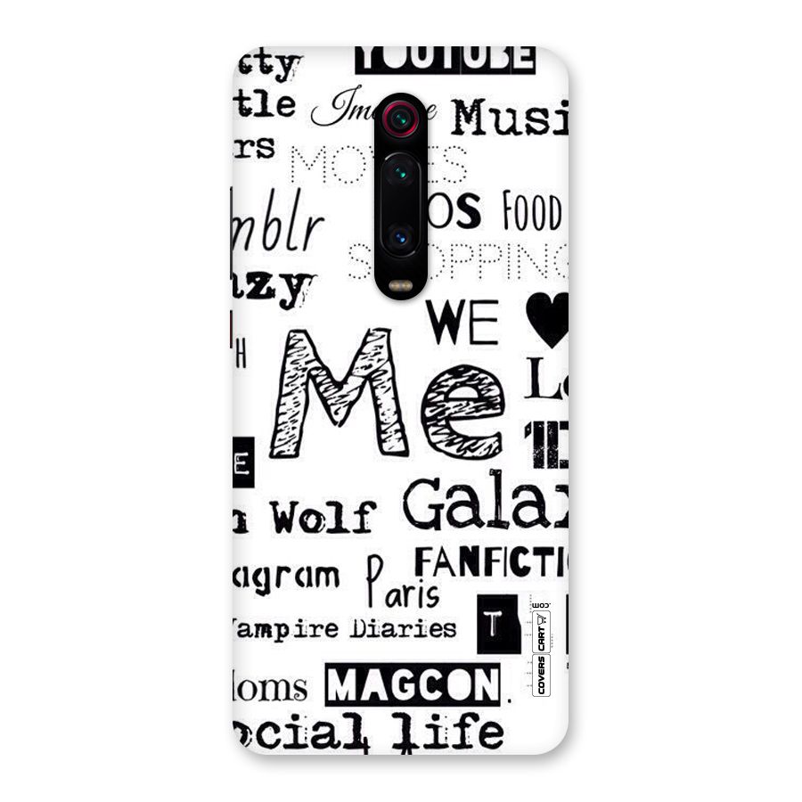 Love Things Back Case for Redmi K20