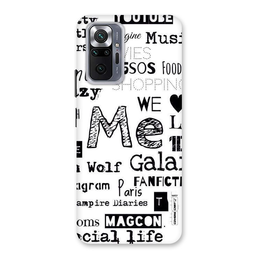 Love Things Back Case for Redmi Note 10 Pro
