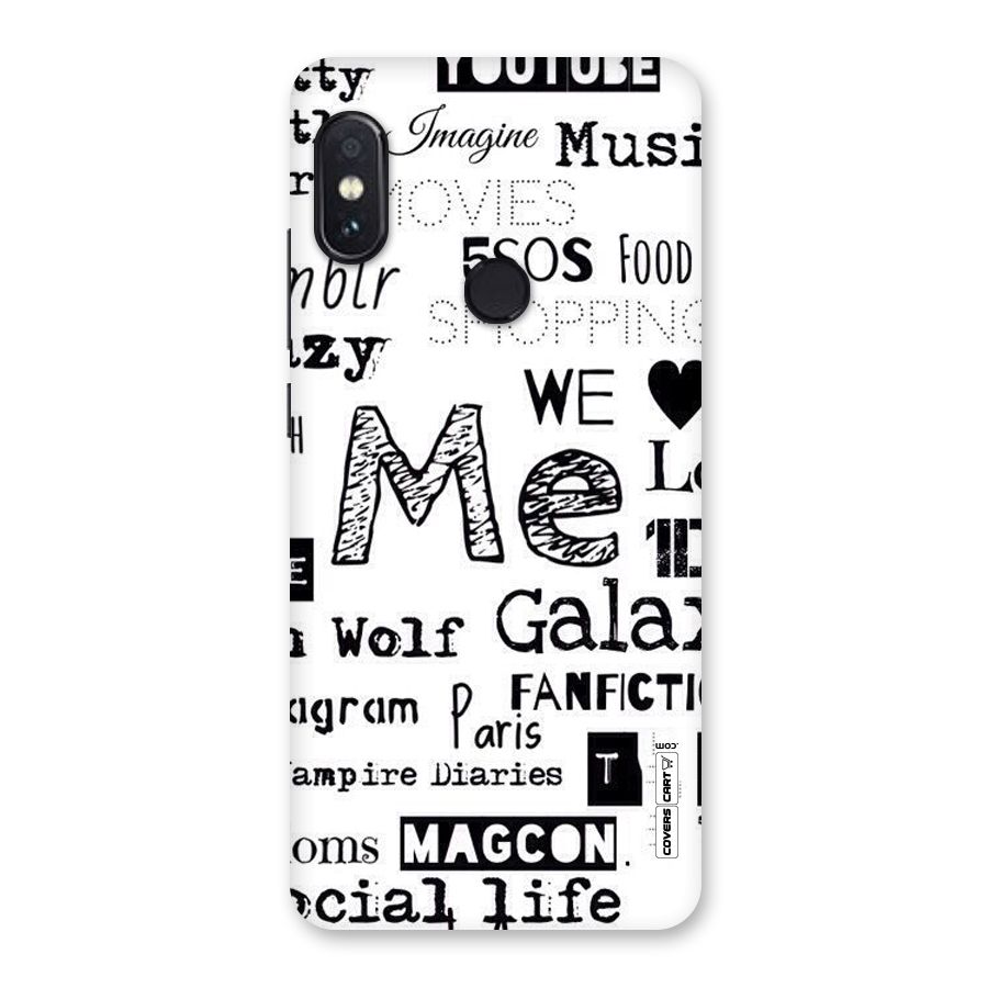 Love Things Back Case for Redmi Note 5 Pro