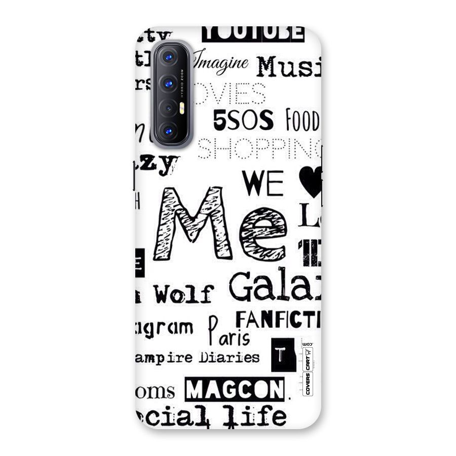 Love Things Back Case for Reno3 Pro