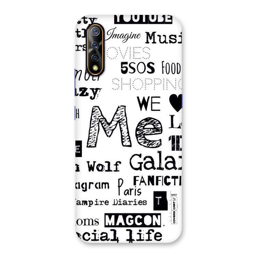 Love Things Back Case for Vivo S1