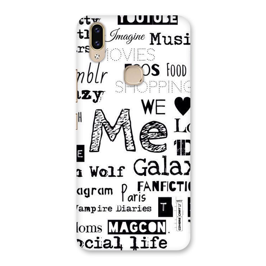 Love Things Back Case for Vivo V9 Youth
