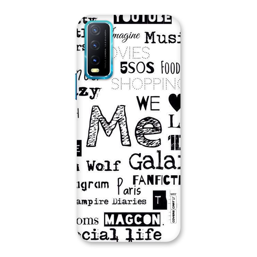 Love Things Back Case for Vivo Y20G