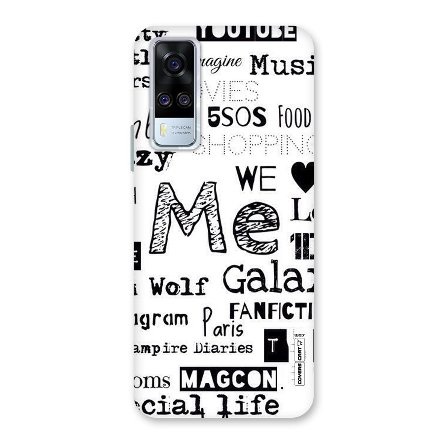 Love Things Back Case for Vivo Y31