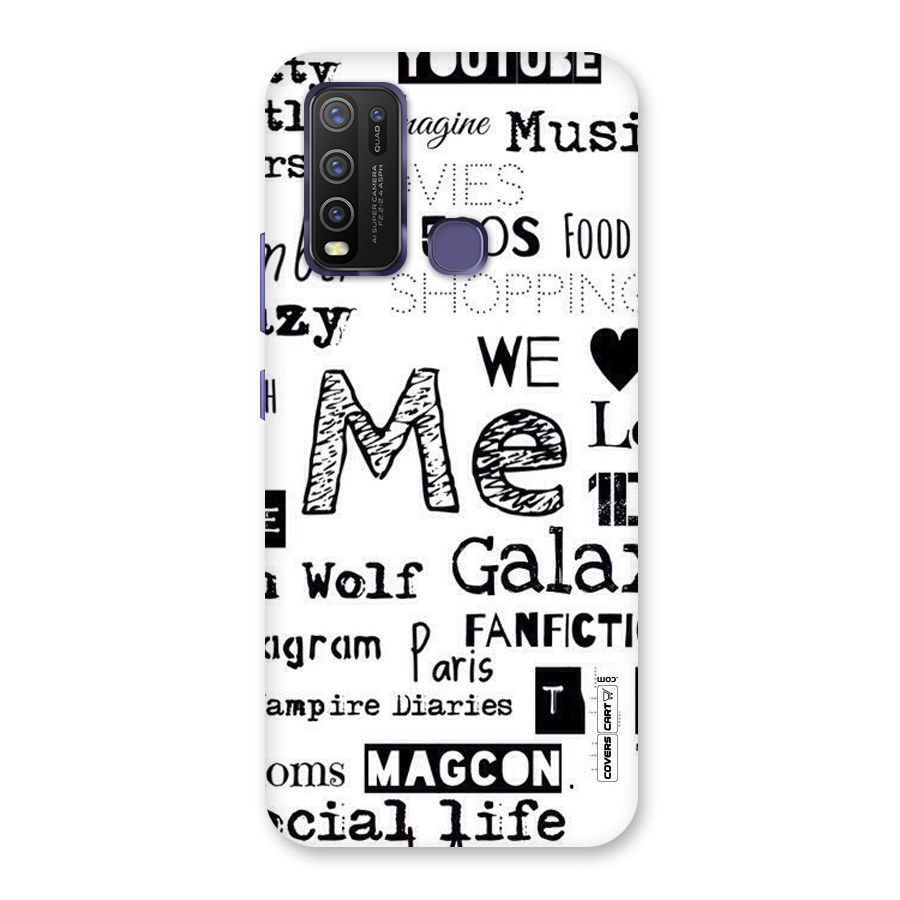Love Things Back Case for Vivo Y50