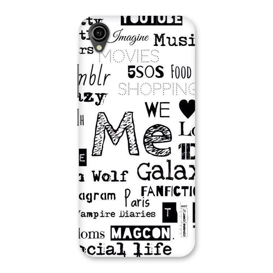 Love Things Back Case for Vivo Y90