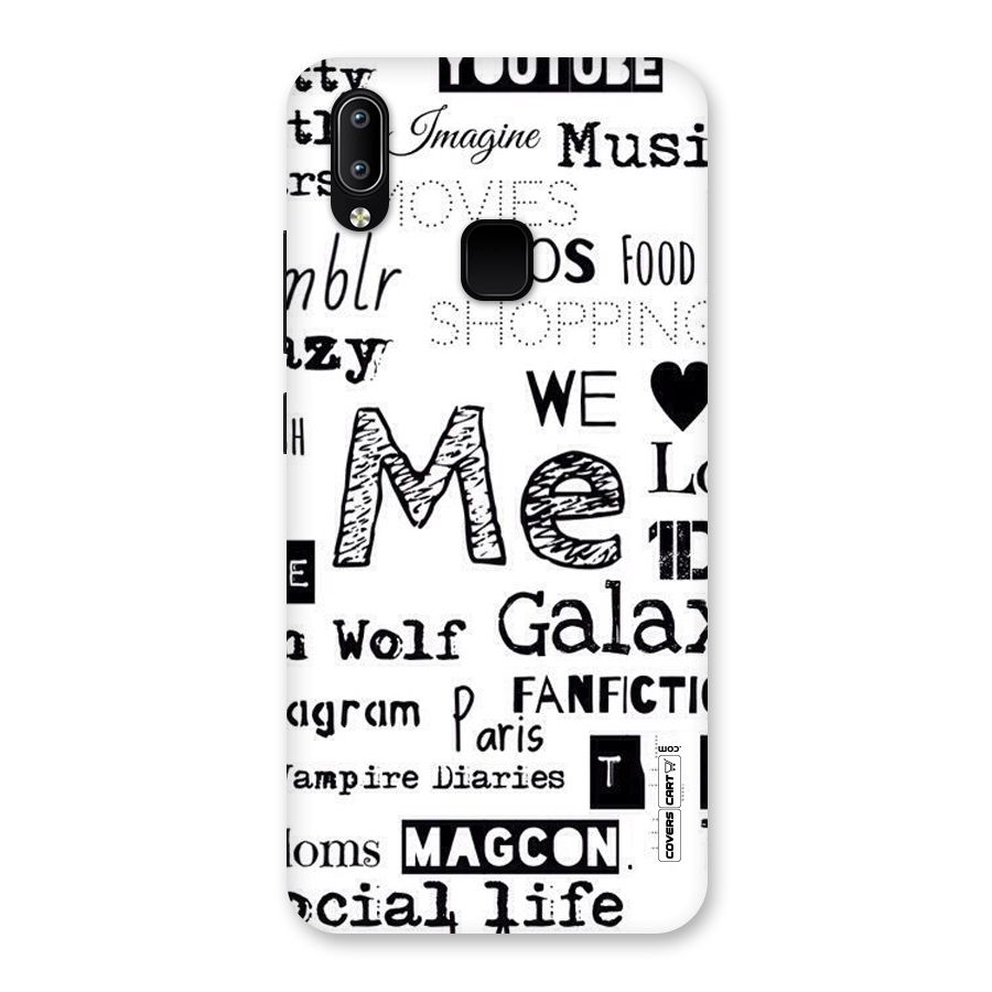 Love Things Back Case for Vivo Y93