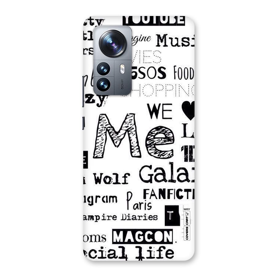 Love Things Back Case for Xiaomi 12 Pro